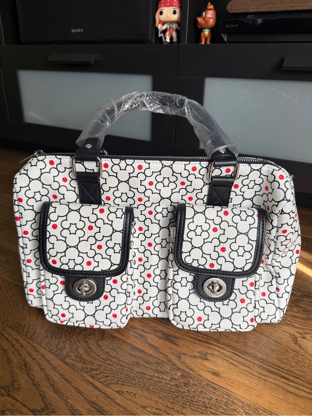 Disney Mickey Mouse Icon Satchel Bag Purse New!